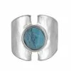 Bella Uno Silver Tone Bold Simulated-Turquoise Ring -Bella Uno Shop unnamed file 1
