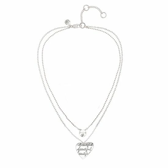 Bella Uno Bee "Beautiful" Heart Pendant Necklace Gold Tone 8 Bella Uno Bee "Beautiful" Heart Pendant Necklace Gold Tone - Image 6