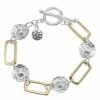 Bella Uno Two Tone Toggle Bracelet -Bella Uno Shop unnamed file 110