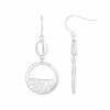 Bella Uno Silver Tone Bead & Open Circle Drop Earrings 2 Bella Uno Silver Tone Bead & Open Circle Drop Earrings -Bella Uno Shop unnamed file 125