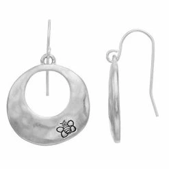 Bella Uno Hoop Drop Earrings