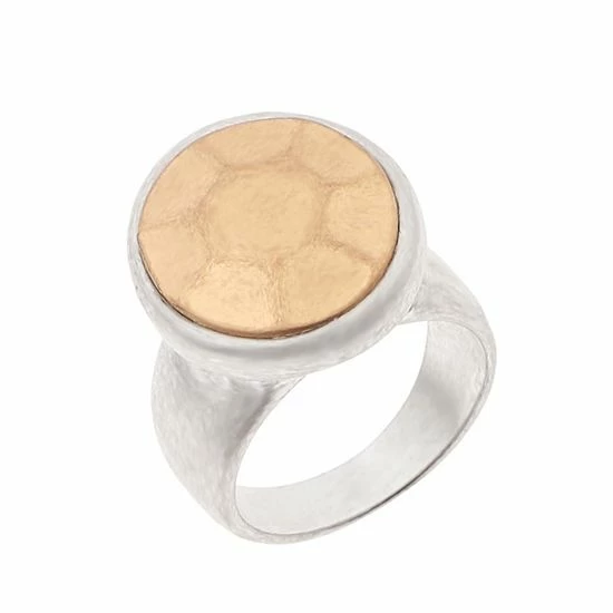 Bella Uno Two Tone Ring 4 Bella Uno Two Tone Ring - Image 2