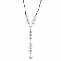 Bella Uno Worn Tone Y-Neck Necklace Gold Tone -Bella Uno Shop unnamed file 214