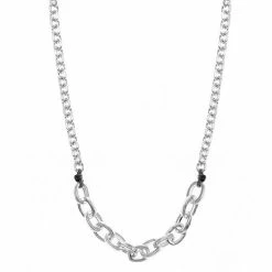 Bella Uno Silver Tone Necklace