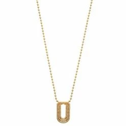 Bella Uno Zinc Gold Tone Long Statement Necklace
