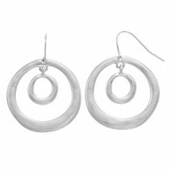 Bella Uno Double Hoop Orbital Earrings
