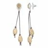 Bella Uno Jasper Cord Drop Earrings -Bella Uno Shop unnamed file 253