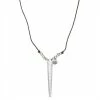 Bella Uno Worn Silver Necklace