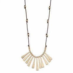 Bella Uno Linear Beaded Frontal Necklace