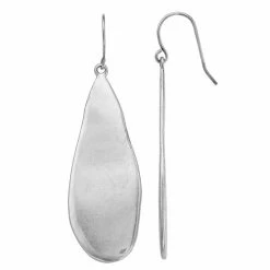 Bella Uno Teardrop Disc Drop Earrings