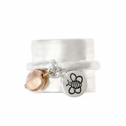Bella Uno Two Tone Charm Ring