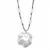 Bella Uno Wavy Disc Necklace