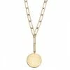Bella Uno Link Disc Necklace -Bella Uno Shop unnamed file 340