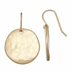 Bella Uno Disc Drop Earrings