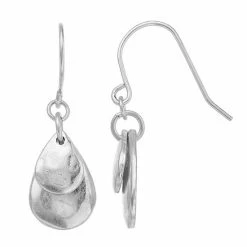Bella Uno Teardrop Charm Earrings