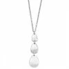 Women's Bella Uno Worn Silver 3 Drop Pendant Necklace -Bella Uno Shop unnamed file 344