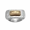 Bella Uno Two Tone Square Face Ring -Bella Uno Shop unnamed file 59
