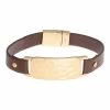 Bella Uno Leather & Metallic ID Boyfriend Bracelet Silver Tone 1 Bella Uno Leather & Metallic ID Boyfriend Bracelet Silver Tone -Bella Uno Shop unnamed file 81
