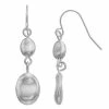 Bella Uno Double Oval Drop Earrings -Bella Uno Shop unnamed file 98